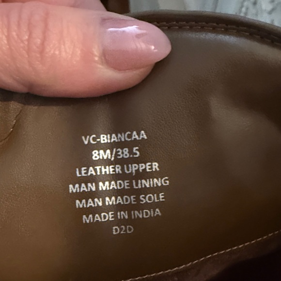 Vince Camuto Biancaa Brown Suede Western Boots - Picture 6 of 9